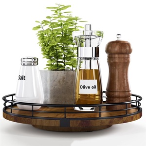 Support de rangement moderne pour serviettes de cuisine en acier inoxydable, sur pied, avec étagère rotative, pour l'exportation - Product Image 4