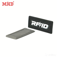 Etiqueta de PVC con Logotipo de Marca OEM, Parche de PVC Suave de Cualquier Color, Etiqueta RFID para Zapatos, Bolsos y Accesorios