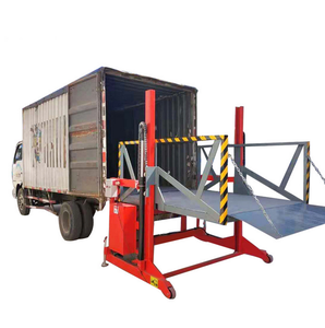 Pont d'embarquement mobile 3 tonnes 2t quai de chargement de conteneurs hydraulique mobile rampe de cour plate-forme de chargement et de déchargement mobile électrique - Product Image 1