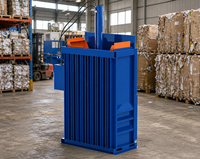 Presse à balles hydraulique verticale semi-automatique pour le recyclage du carton, du papier, des bouteilles en plastique et du PET