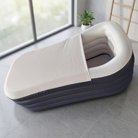 Baignoire gonflable pliable pour adultes et bébés