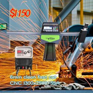 Mini Xách Tay Giàn CNC Plasma Máy Cắt Chính Xác P60 Torch HD Điện 55A Siêu Tùy Chọn oxy Ngọn Lửa Propane Axetylen - Product Image 1