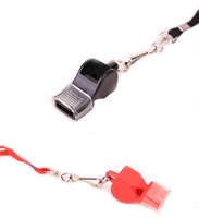 Sifflet d'arbitre de football et de basketball d'urgence extérieur ZhiQu ZQ-PFW22060901 en plastique, sifflet simple tonalité, sous blister