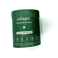 Conception personnalisée de capsules de supplément de qualité alimentaire recyclées en poudre emballage de tubes en papier kraft