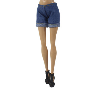 Vente en gros 30cm bébé poupée 1/6 échelle 11-12 pouces poupée Pu imité cuir Shorts pantalons Jean Shorts pantalons pour poupée BB et FR - Product Image 6