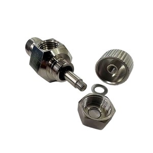 Nissin Needle Valve 1/4 In Brass High Temperature Pneumatic Gas Control 2-Way External Thread - Product Image 4