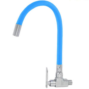 Grifo <span class=keywords><strong>de</strong></span> Cocina Monomando <span class=keywords><strong>de</strong></span> Pared, Colorido, Cuerpo <span class=keywords><strong>de</strong></span> Zinc, Mango <span class=keywords><strong>de</strong></span> Plástico, Manguera Flexible, Diseño Contemporáneo, para Uso en Hoteles - Product Image 4