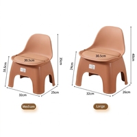 Chaises de fête en plastique colorées pour enfants, tabourets empilables pour enfants, tabourets en plastique pour enfants, vente en gros