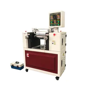 New Customizable Two Drum Lab Plastic Rubber Two Roll Mill Machine