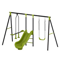 2025 ensemble de balançoire en métal pour accessoires de terrain de jeu extérieur planeur adapté aux enfants pour bébé en bas âge
