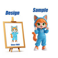 Figura de acción de gato de dibujos animados de PVC/vinilo de 6cm, 8cm, 10cm, personalizada de fábrica Shengye, modelo de resina plástica, juguete de regalo en caja misteriosa