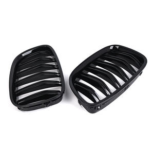 Parrilla Delantera Negra para BMW Serie 5 GT F07, Diseño de Doble Línea, Plástico ABS - Product Image 4