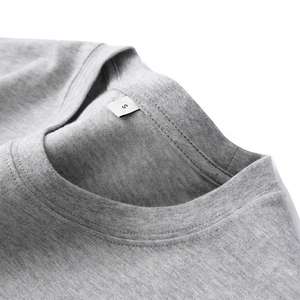 Wholesale High Quality 100% Cotton Heavyweight Oversized <b>T</b> <b>Shirt</b> Custom Print Blank <b>Plain</b> Unisex for Men Women - Product Image 2