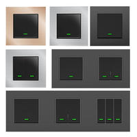 TB11 1/2/3 gang Tuya Smart EU/UK Interruttore di Comando A Distanza Pulsante Fisico interruttore Zigbee elettrica Interruttore Senza Fili