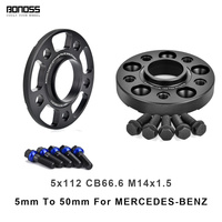 Entretoises de roue 5x112 pour Mercedes GLC X253 X254 Classe C W204 W205 W206 Classe E W212 W213 W214 CLA GLE W166 CB66.6 M14x1.5 BONOSS