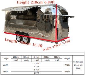 Camión de Comida Móvil Personalizado de 5 Metros, Remolque Multifuncional con Certificación CE y COC - Product Image 5