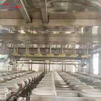 Ligne de production automatique de bouteilles et de fûts d'eau pure de 5 gallons, contrôlée par PLC, 450 BPH, pour les boissons