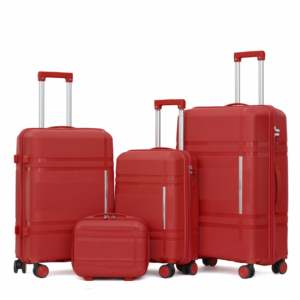 Unisex PP Luggage Sets 20'' 24'' 28'' Hard Shell Spinner 3-Piece Outdoor Travel Collection. Big Capacity Waterproof Luggage Sets - Product Image 6