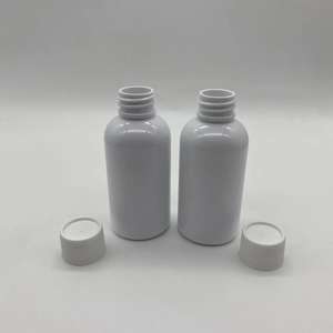 Botella de Plástico PET Blanca Personalizada de 60 ml (2 oz) para Jugo o Bebida Energética, con Tapa de Rosca y Serigrafía - Product Image 5