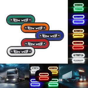 Haute luminosité 12V-24V camion côté LED voyants d'avertissement voiture <span class=keywords><strong>clignotant</strong></span> lumière coloré Devil's Eye camion feux latéraux pour voitures - Product Image 1