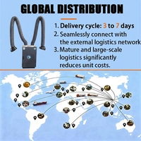 Purificateur de fumée de soudage mobile, roulettes robustes, extracteur de fumée de soudage portable pour environnements difficiles