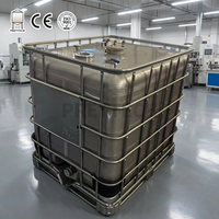 IBC Wassertank Edelstahl Großhandel China Import 1000L HDPE IBC-Tank Hersteller Quadratisch Lagerbestand Weiß