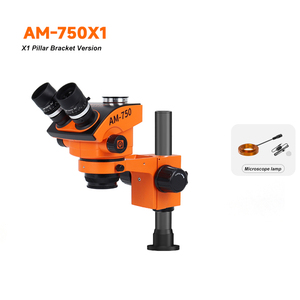 กล้องจุลทรรศน์สามตา AMAOE AM-750X1 กำลังขยาย 7-50 เท่า ซูมสเตอริโอ พร้อมเลนส์ใกล้ตา WF10X/23 มม. โฟกัสพร้อมกัน สำหรับซ่อมแผงวงจรโทรศัพท์มือถือ - Product Image 4
