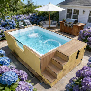 Diseño de Piscina Personalizado con Ventana de Vidrio y Sistema de Olas Artificiales - Product Image 4