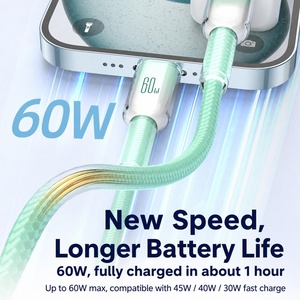 สายชาร์จเร็ว Ice Crystal USB C to USB C 60W 2 เมตร 1 เมตร สำหรับ iPhone 16 - Product Image 5