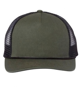 Sombreros de camionero con logotipo bordado personalizado de algodón MOQ bajo, sombreros de malla ajustables ajustados, estilo Hip Hop a la moda para ciclismo informal al aire libre - Product Image 3