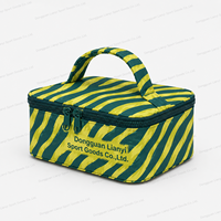 Étui cosmétique personnalisé en polyester 600D, boîte à maquillage structurée avec poche intérieure en mousse EPE pour coffrets cadeaux de marques de beauté, fabrication en usine