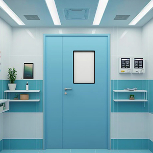 <span class=keywords><strong>Porta</strong></span> Interna in Acciaio Inossidabile Personalizzata ZS di Alta Qualità per Camere Bianche, Officine, Casa, Design Cinese, <span class=keywords><strong>Porta</strong></span> per Sala Operatoria - Product Image 5