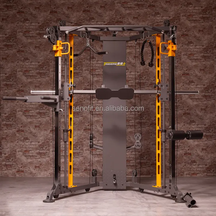 SENAOFIT Gym Power Rack Strength Equipment Commercial Gym Smith Machine Functional Trainer Squat Rack