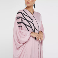 Abaya ouverte à manches longues, vêtements islamiques décontractés, style marocain, robe africaine élégante, vêtements égyptiens de qualité supérieure, spectaculaires