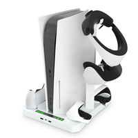 Station d'accueil de charge avec stations de charge de refroidissement Supports de stockage pour support de contrôleur de charge PS5/PS VR2