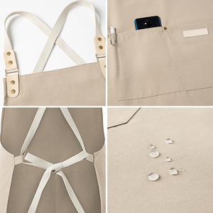 Delantal Promocional Publicitario con Logotipo Personalizado, Impresión <span class=keywords><strong>para</strong></span> Restaurantes, Tela de Sarga, Color Sólido, Ropa de Trabajo <span class=keywords><strong>para</strong></span> <span class=keywords><strong>Eventos</strong></span> - Product Image 2