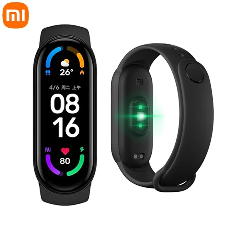 2022 New Product Xiaomi M5 M6 Smartband Heart Rate Blood Bracelet Pressure Wristband Smart Watch