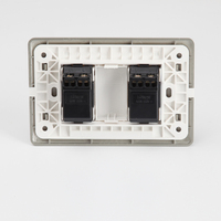 Nuevo Enchufe de Pared con Protección Infantil IP21 de 250V, Base de PC, Interruptor Eléctrico de Montaje en Pared