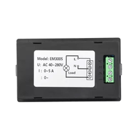Voltmeter Digital Ammeter Meter Tegangan Arus AC Detektor Volt Tester Monitor Panel Pengukur Daya Wattmeter Meter