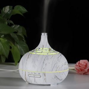 Difusor de Aroma y Humidificador de Mármol Dorado de 400 ml Ultrasónico con Luz LED para Hogar, Oficina y Dormitorio - Product Image 2