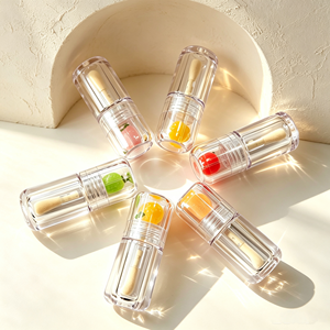 Tube de brillant à lèvres vide personnalisé avec logo, 3,5 ml, mignon, avec grand applicateur, pour remplir brillant à lèvres et huile à lèvres – Vente en gros - Product Image 2