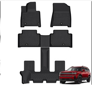 Revestimiento de suelo de coche de TPE inodoro alfombrillas de coche revestimientos de carga de maletero impermeables adecuados para Hyundai Santa FE <span class=keywords><strong>MX5</strong></span> TPE de 7 plazas - Product Image 1