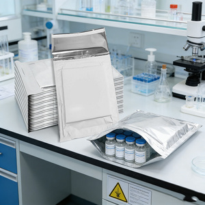 Bolsas Térmicas Aislantes Personalizadas con Logotipo, de Papel Kraft Grueso y Aislamiento de Aluminio, para Envío de Alimentos, Seguras para Hospitales, para Farmacias - Product Image 1
