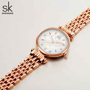 นาฬิกาควอทซ์แฟชั่นสำหรับผู้หญิงเคสอัลลอยหรูหราพร้อมหน้าปัดคริสตัลสำหรับให้เป็นของขวัญและสวมใส่ทุกวันตามต้องการ - Product Image 4