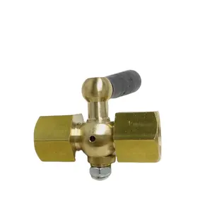 Pirinç Gösterge Musluğu Basınç Göstergesi Musluğu Kesme Hava ve Tahliye Musluğu Vana OEM Özelleştirilebilir - Product Image 1