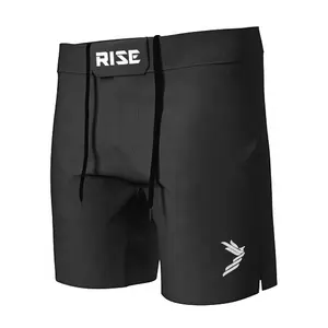 Pantalones cortos de lucha libre de combate tácticos de rendimiento elástico de 4 vías impresos personalizados