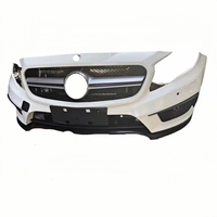 Radiador de montaje de parachoques delantero de segunda mano Original de alta calidad para mercedes-benz GLA45 AMG W156 incluye luz antiniebla CLA