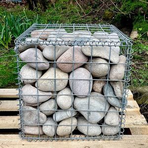 1*1*0.5M mạ kẽm hàn gabion Lồng hàng rào vườn gabion Giỏ giữ lại tường gabion hộp vườn tường dây lưới giỏ - Product Image 3