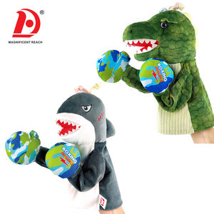 HUADA 2024 Muñeca Canguro Niños DIY Algodón Suave Mono Guante de Boxeo Niño Tiburón Juguete Peluche Dinosaurio Animal Marionetas de Mano - Product Image 4