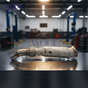 Downpipe Premium in Acciaio Inox T304 con Protezione Termica, Kit Tubo di Scarico Sportivo ad Alte Prestazioni per <span class=keywords><strong>BMW</strong></span> <span class=keywords><strong>B38</strong></span> 1.5T <span class=keywords><strong>F20</strong></span> F30 118i 318i - Product Image 6